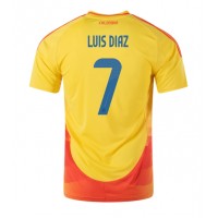 Colombia Luis Diaz #7 Hjemmedrakt Copa America 2024 Kortermet